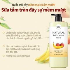 Sữa tắm Happy Bath Natural Body Wash Hàn Quốc 900g