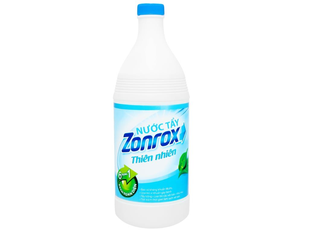 Nước Tẩy Quần Áo Zonrox Hương Cỏ Hoa 1L