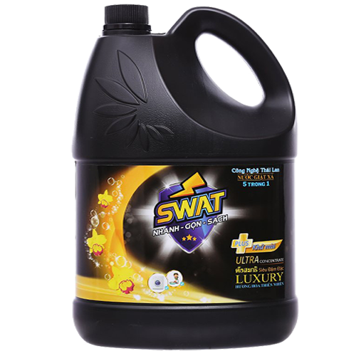 Nước giặt xả Swat Luxury can 3.8Kg
