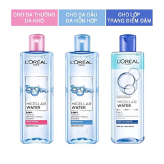 Nước Tẩy Trang L'Oréal Micellar Water 400ml