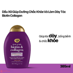 Bộ dầu gội xả Biotin Collagen OGX 385ml