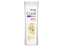 Dầu Gội Clear Thảo Dược Gừng Và Hoa Cúc