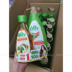 Dầu Gội Ôliv Natural Nourish Dưỡng Tóc Chắc Khỏe 650ML (TẶNG SỮA TẮM)