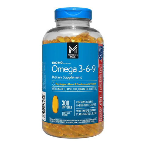 Viên Uống Omega 3-6-9 Member’s Mark Heart Health