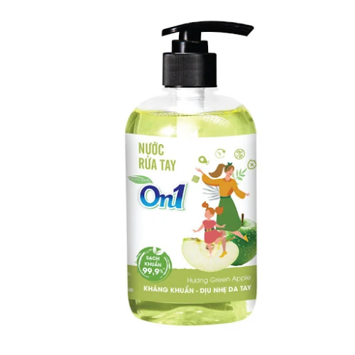 Nước rửa tay On1 làm sạch diệt khuẩn bảo vệ da tay chai 500ml