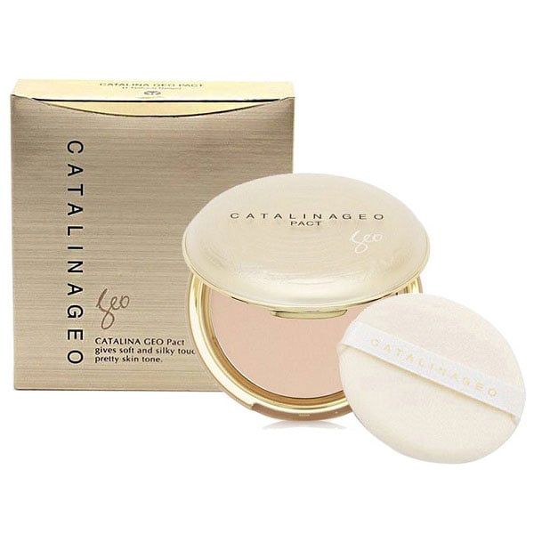 Phấn nén siêu mịn Catalina Geo Pact [VÀNG]