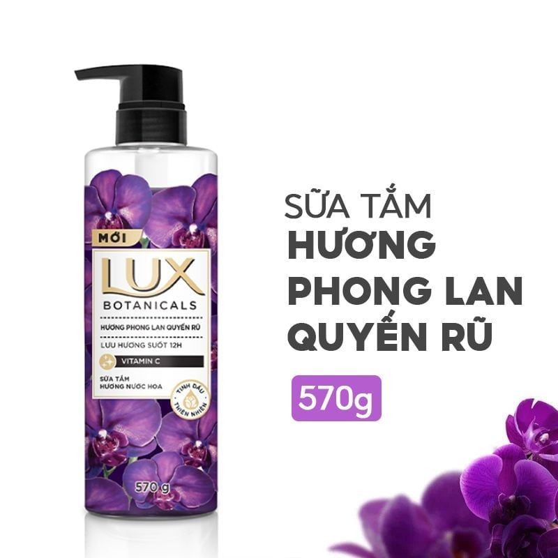 Sữa Tắm LUX Hương Nước Hoa Sáng Mịn Da Botanicals 570g