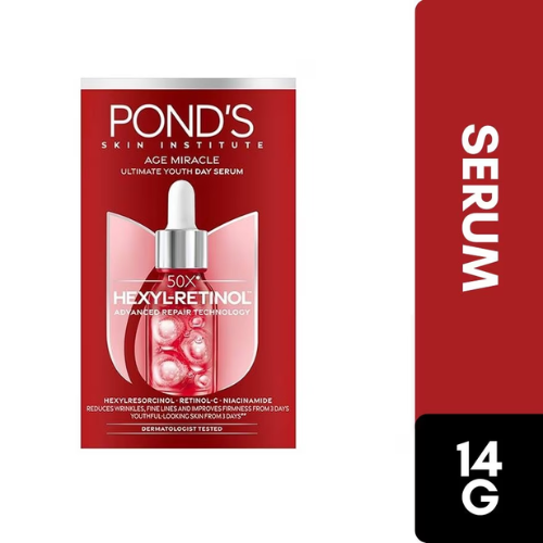Serum Pond'S Age Miracle Mờ Đốm Nâu Và Nếp Nhăn Với 50X Hexyl-Retinol 14Gr