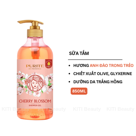 Sữa Tắm Purité Sáng Mịn Da Hương Hoa Anh Đào