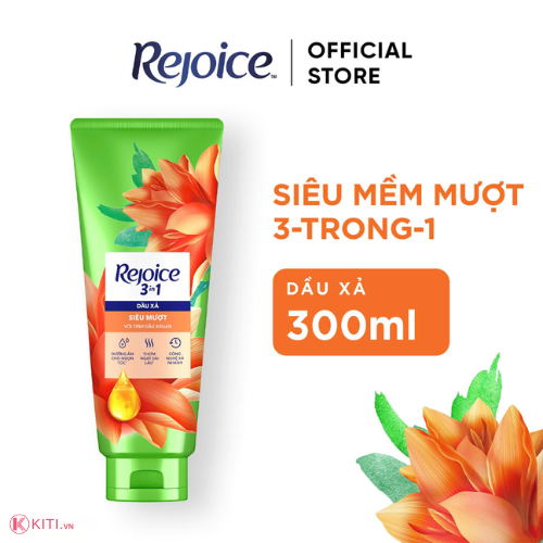Dầu Xả Rejoice Siêu Mềm Mượt 3 Trong 1 320ml