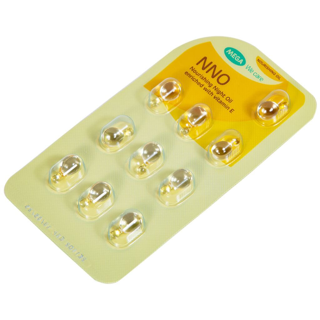 Dầu Dưỡng Da Ban Đêm NNO Jojoba Vitamin E Khóa Ẩm, Ngừa Nhăn (10 Viên)