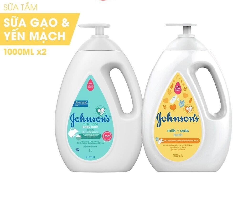 Sữa Tắm Chứa Sữa Và Gạo Johnson’S Baby 1000Ml