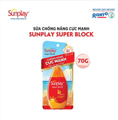 Sữa Chống Nắng Bảo Vệ Vượt Trội Sunplay Super Block SPF50+ PA++++