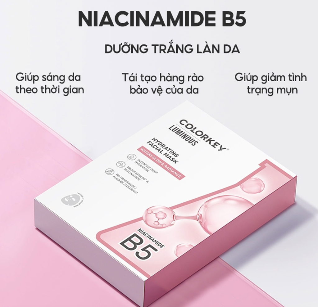 Mặt Nạ Colorkey Luminous B5 Facial Mask 25ml