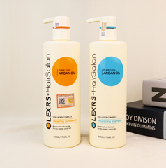 Set Gội Xả Olexrs Argan Oil Collagen Hair Salon