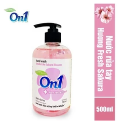 Nước rửa tay On1 làm sạch diệt khuẩn bảo vệ da tay chai 500ml