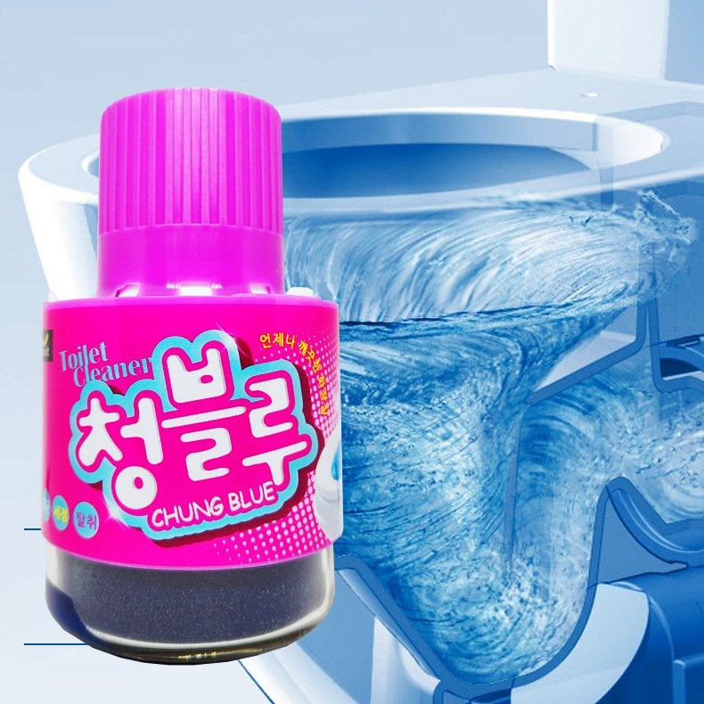 Cốc thả bồn cầu khử mùi diệt khuẩn Hàn Quốc 180 gram [Chung Blue Toilet Cleaner]