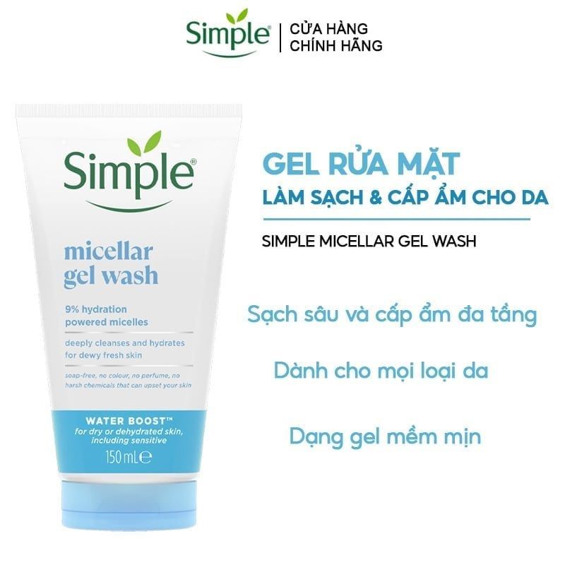 Sữa Rửa Mặt Simple 150ML
