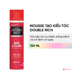 Mousse Tạo Kiểu Tóc Double Rich Giữ Nếp Tự Nhiên 150ml