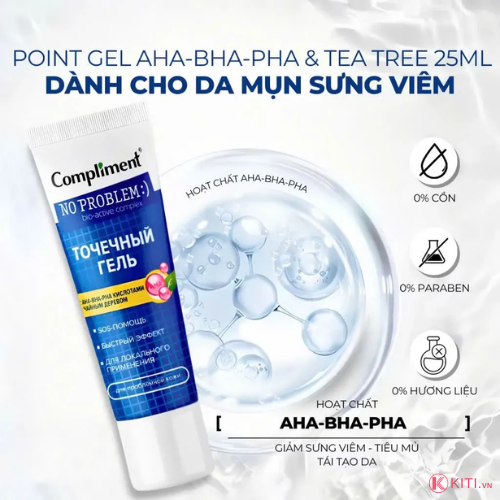 Gel Chấm Mụn Compliment No Problem SOS 25ml
