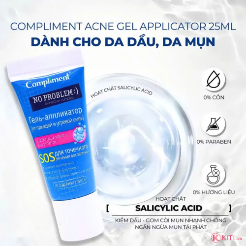 Gel Chấm Mụn Compliment No Problem SOS 25ml