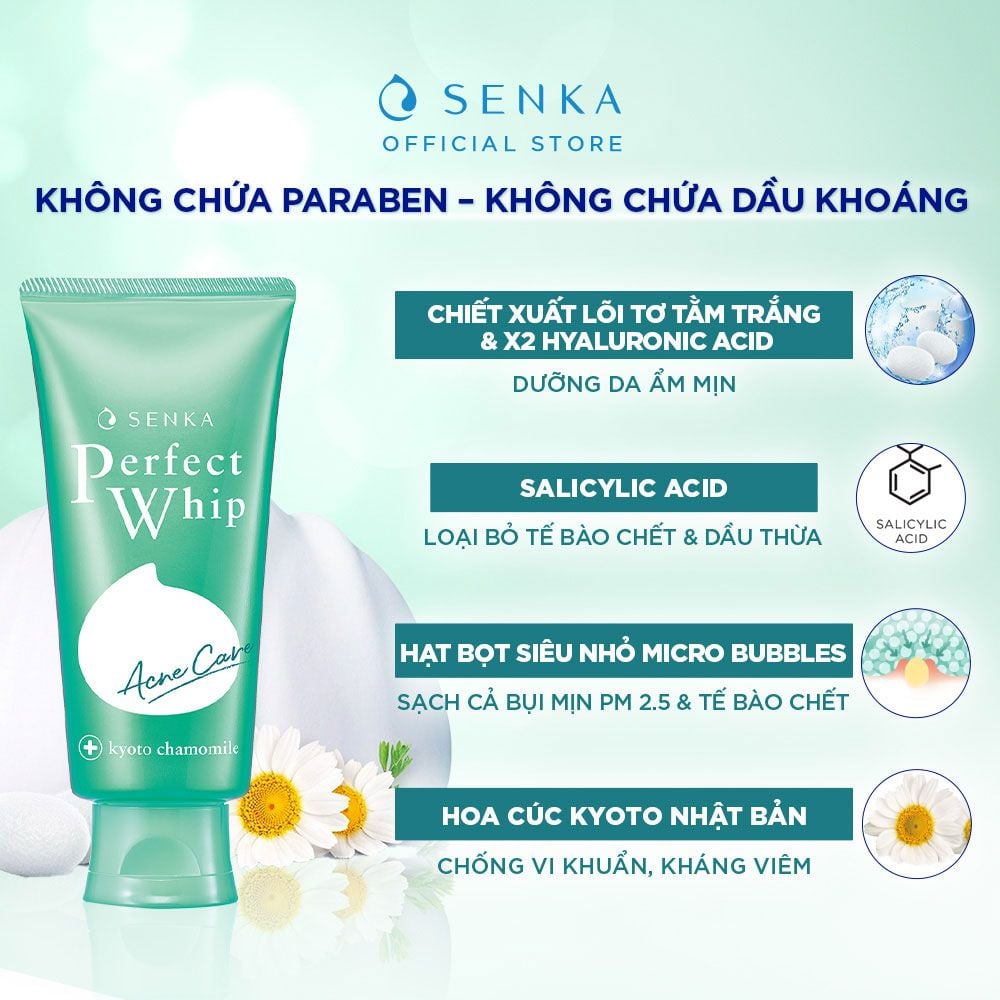 Sữa Rửa Mặt Senka Perfect Whip