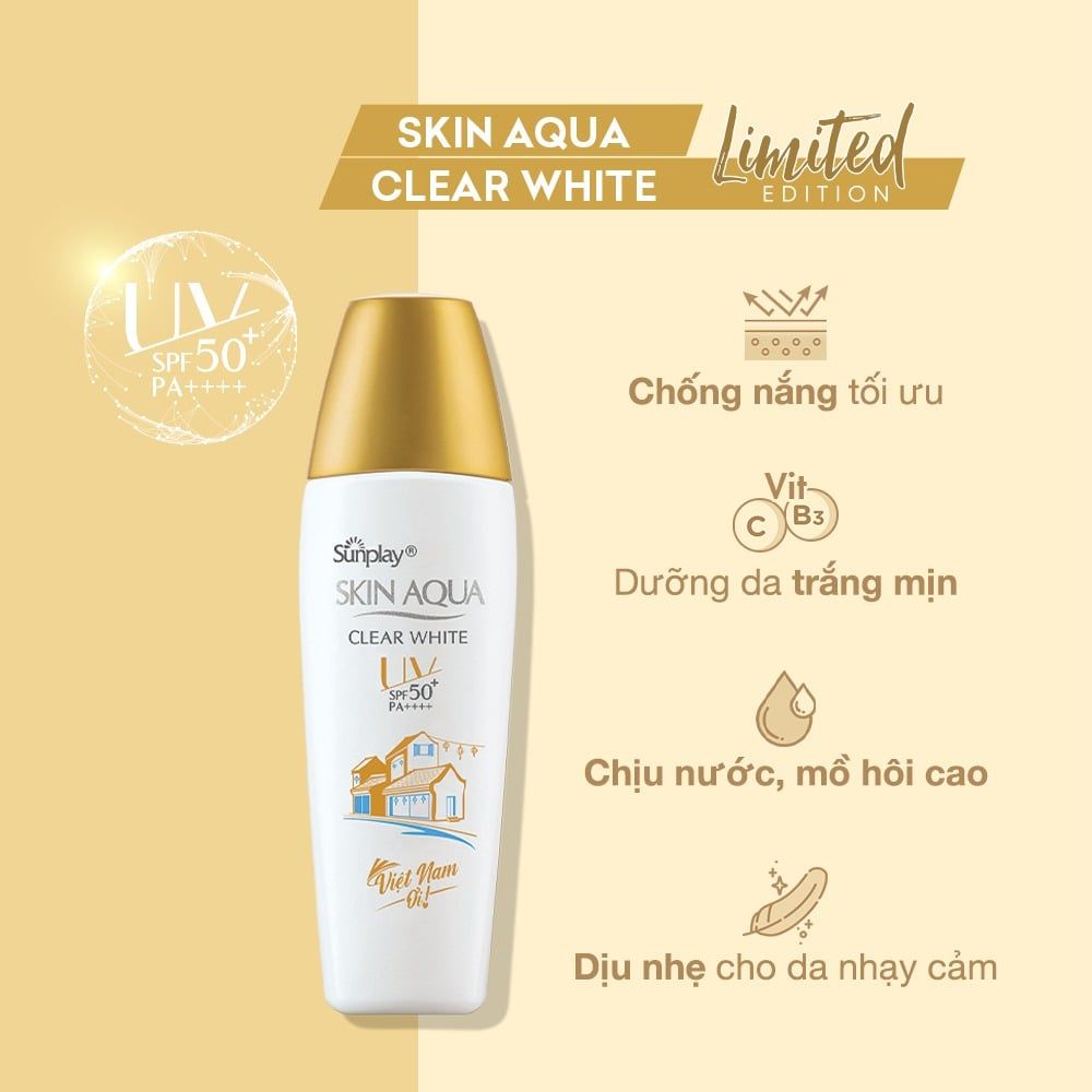 Sữa Chống Nắng Sunplay Skin Aqua Dưỡng Da Sáng Mịn 55g