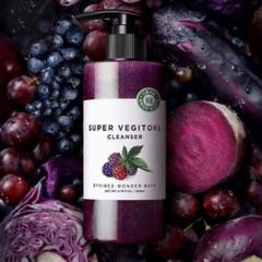 Sữa Rửa Mặt Rau Củ Thải Độc Super Vegitoks Cleanser 300ml