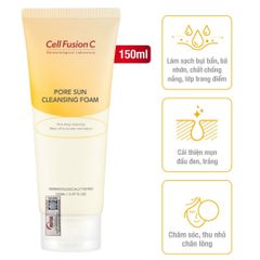 Sữa Rửa Mặt Dưỡng Sáng Cell Fusion C Pore Sun 150ML