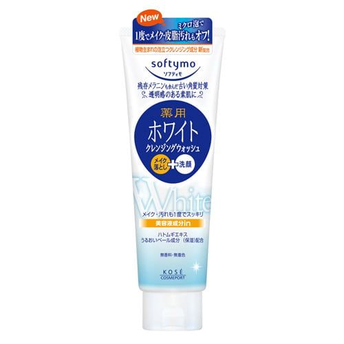 Sữa rửa mặt làm trắng da Kose Softymo White Nhật Bản 220g