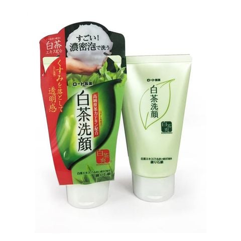 Sữa rửa mặt trà xanh Rohto Shirochasou 120g Nhật Bản