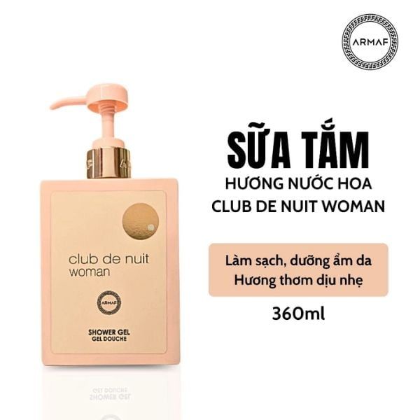 Sữa tắm nước hoa ARMAF Club de Nuit Shower Gel 360ml