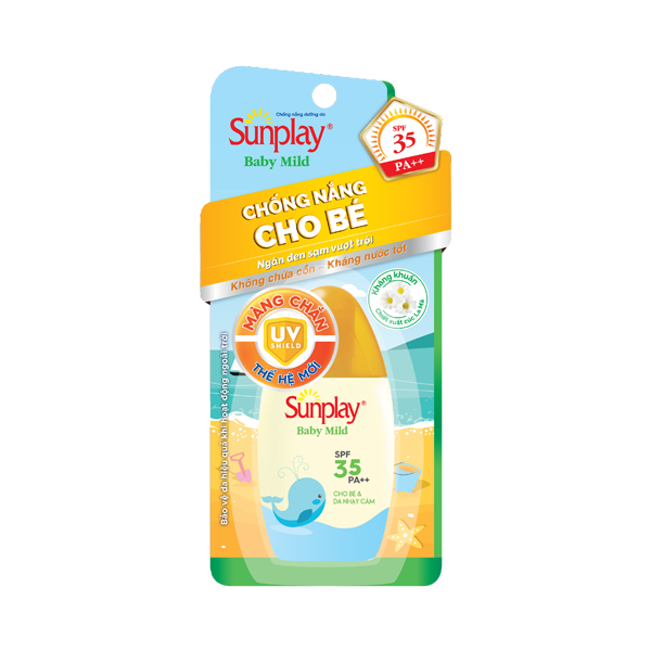 Sữa Chống Nắng Cho Bé Và Da Nhạy Cảm Sunplay Baby Mild SPF35 PA++ 30g