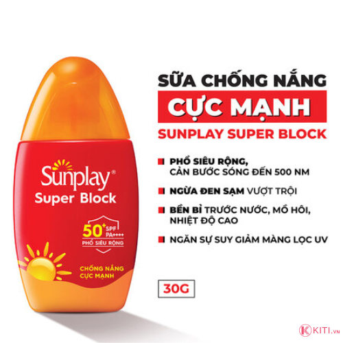 Sữa Chống Nắng Bảo Vệ Vượt Trội Sunplay Super Block SPF50+ PA++++
