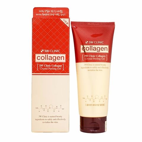 Tẩy Tế Bào Chết Làm Trắng Da 3W Clinic Collagen White Peeling Gel 180ml