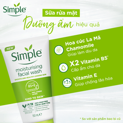 Sữa Rửa Mặt Simple 150ML