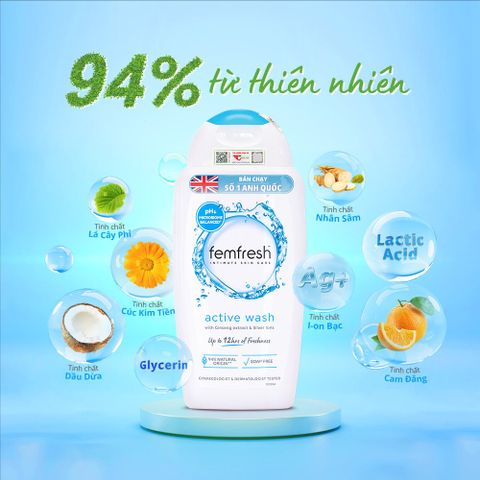 Dung dịch vệ sinh phụ nữ Femfresh 250ML
