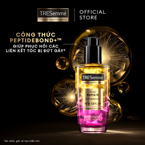 Dầu Dưỡng Tóc TRESemmé Bond Repair Serum 100ml Phục Hồi Hư Tổn, Giảm Gãy Rụng 10X