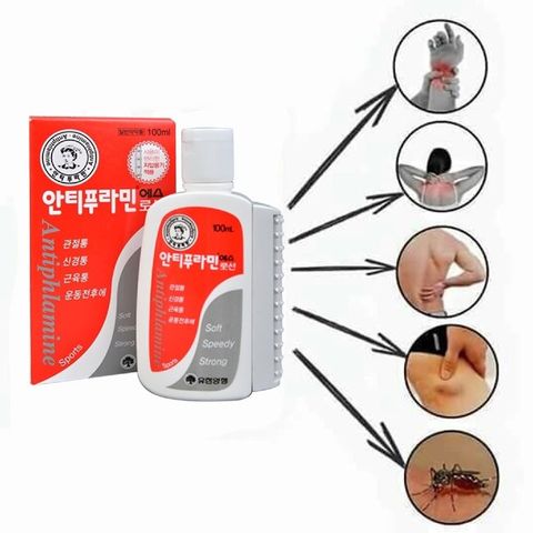 Dầu Nóng Xoa Bóp Antiphlamine Hàn Quốc 100ml