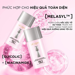 Kem Chống Nắng L'Oreal Paris Glycolic-Bright Anti-Dark Spot Daily UV Fluid 50ml – Bảo Vệ & Làm Sáng Da