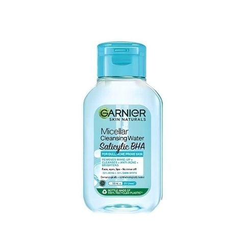 [Mini 50ml] Nước tẩy trang Garnier Da Dầu Mụn, Da thường, da khô, da nhạy cảm