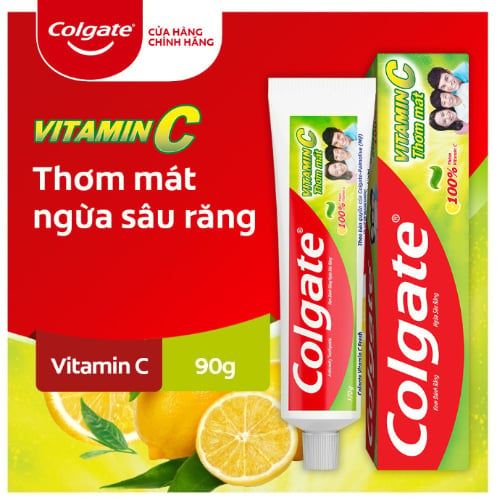 Kem đánh răng Colgate Vitamin C thơm mát 90g