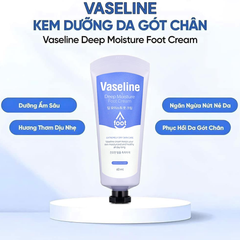 Kem Dưỡng Chân Vaseline Deep Moisture Foot Cream 60ml