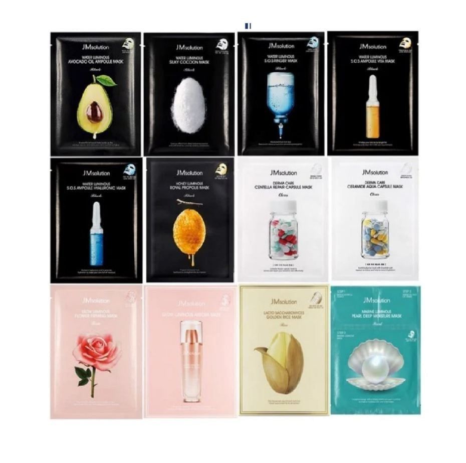 Mặt Nạ Giấy Cấp ẩm, Dưỡng Trắng Da JM Solution Mask 30ml