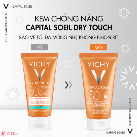 Kem Chống Nắng Vichy Capital Soleil Dry Touch SPF50+