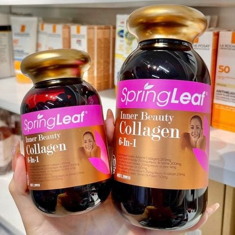 Viên Uống Collagen 6 in 1 Spring Leaf Inner Beauty (180 viên)