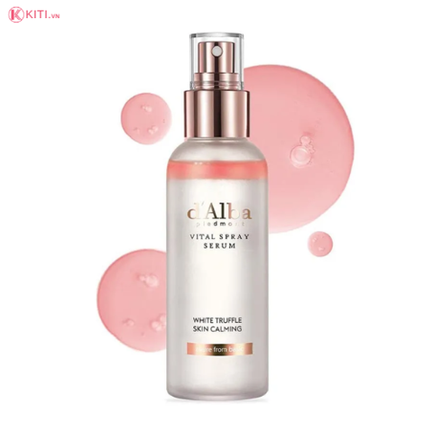Serum d'Alba Vital Spray Serum 8 Loại Dầu Hoa Đỏ Cấp Ẩm Dịu Da 100ml