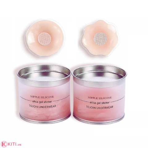 Hộp 10 Miếng Dán Ngực Silicon Tàng Hình, Siêu Dính, Tái Sử Dụng