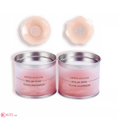 Hộp 10 Miếng Dán Ngực Silicon Tàng Hình, Siêu Dính, Tái Sử Dụng