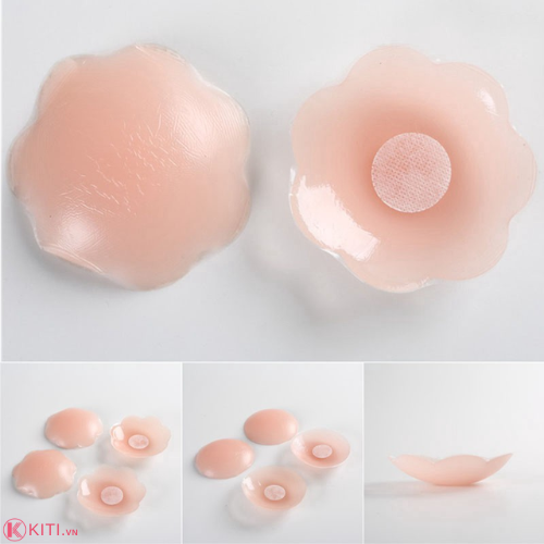 Hộp 10 Miếng Dán Ngực Silicon Tàng Hình, Siêu Dính, Tái Sử Dụng